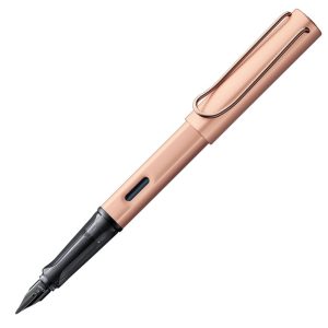 Penna Stilografica Lamy "Lx" in Alluminio Tinta Oro Rosa Pennino tratto Medio