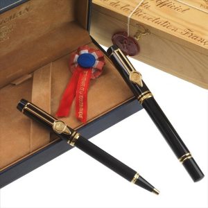 Parure Stilografica+Sfera Waterman Man 100-Bicentenario Rivoluzione Francese