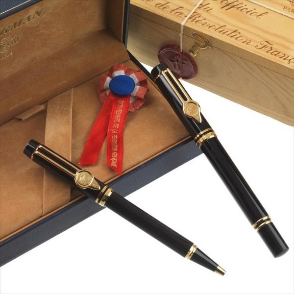 Parure Stilografica+Sfera Waterman Man 100-Bicentenario Rivoluzione Francese