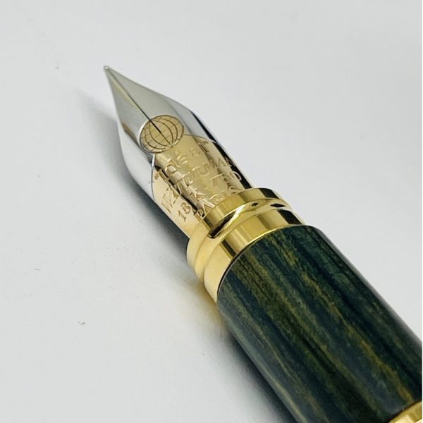 Kit Stilo + Sfera Waterman Man 100 Legno in Radica Verde e Portapenne a Corredo - immagine 4